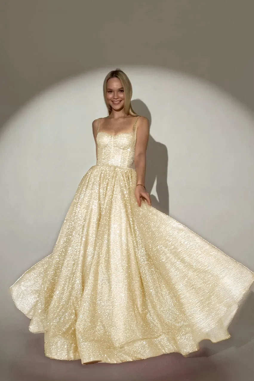 Charming Dusty Rose Sleeveless Spaghetti Strap Sweetheart  Long Prom Dress with Sequins