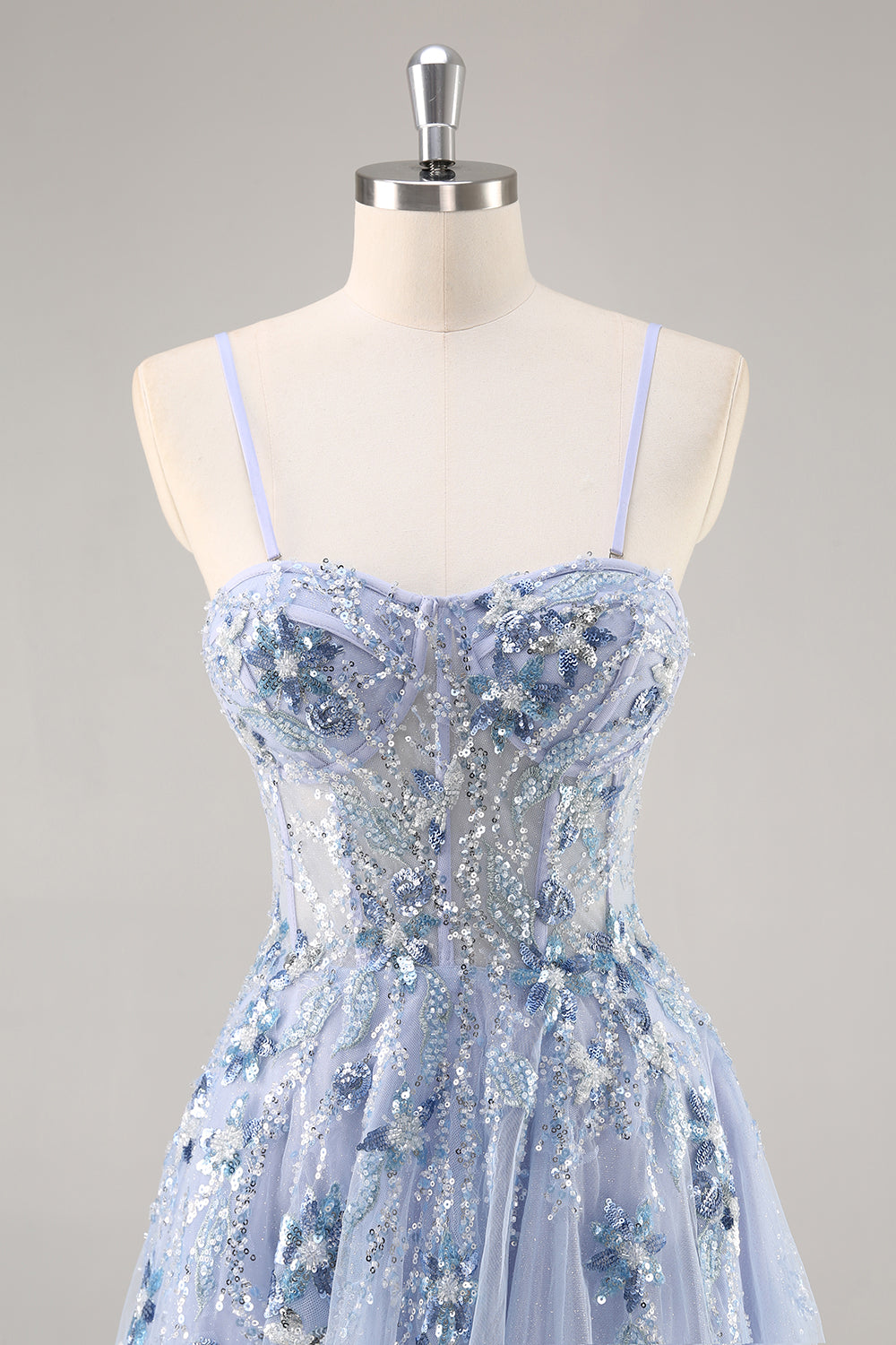 Sparkly Green Corset Sweetheart Long Prom Dress with Appliques