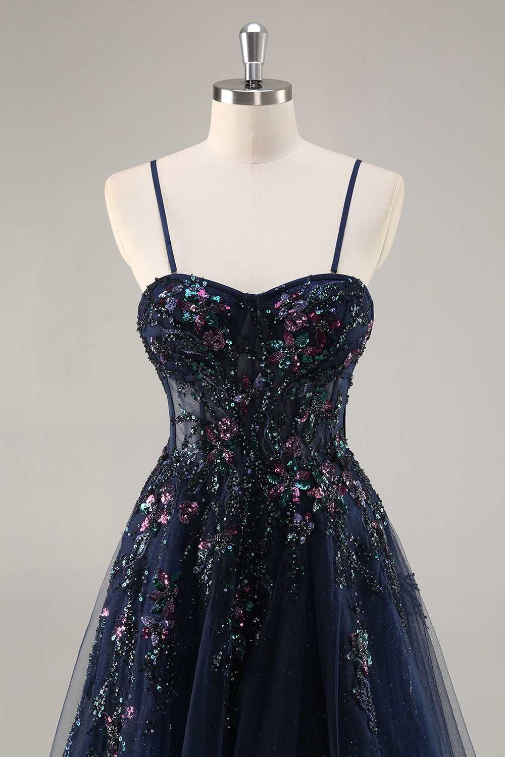 Sparkly Green Corset Sweetheart Long Prom Dress with Appliques