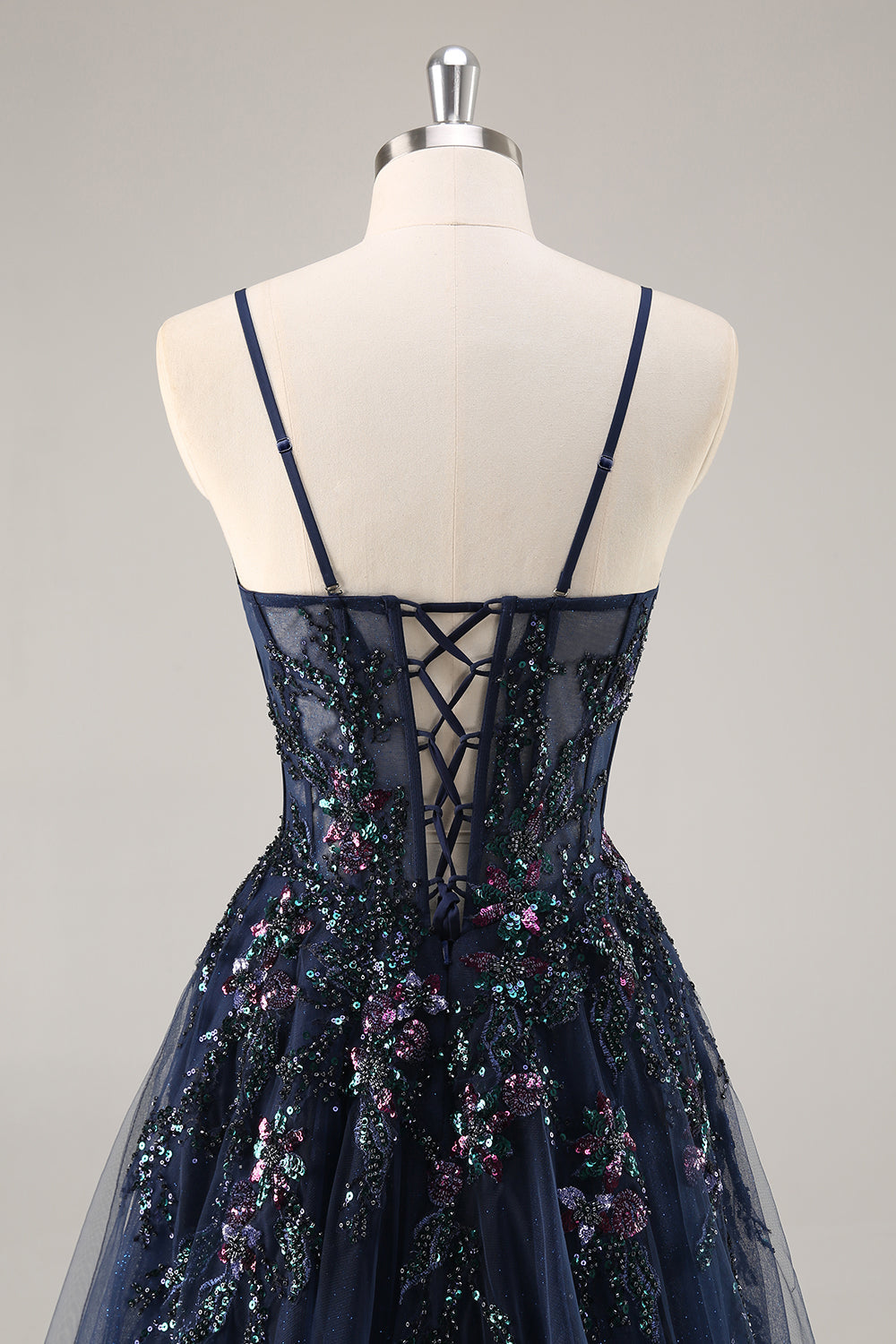 Sparkly Green Corset Sweetheart Long Prom Dress with Appliques