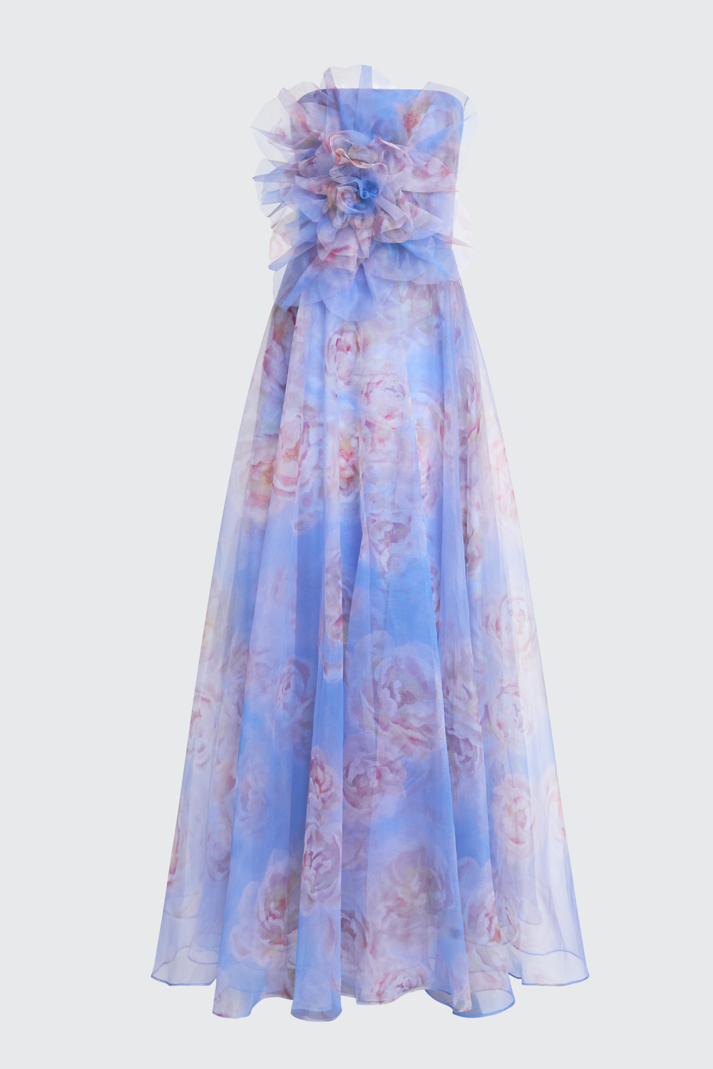 Kimberly Straples Organza Gown
