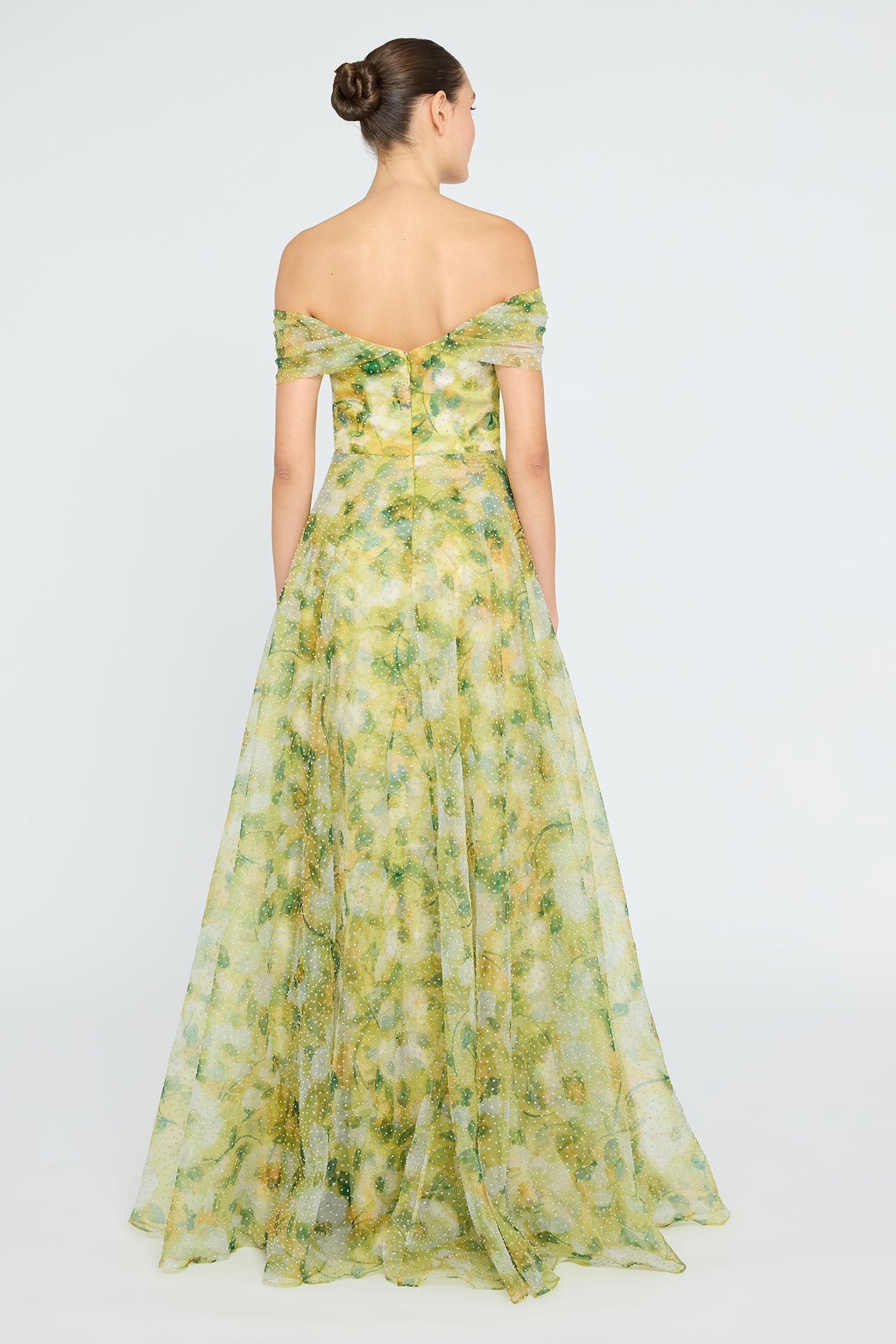 Ryan Off Shoulder A Line Gown