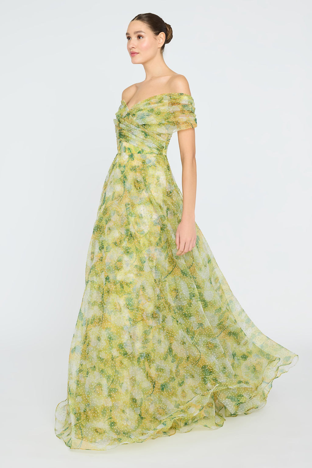 Ryan Off Shoulder A Line Gown