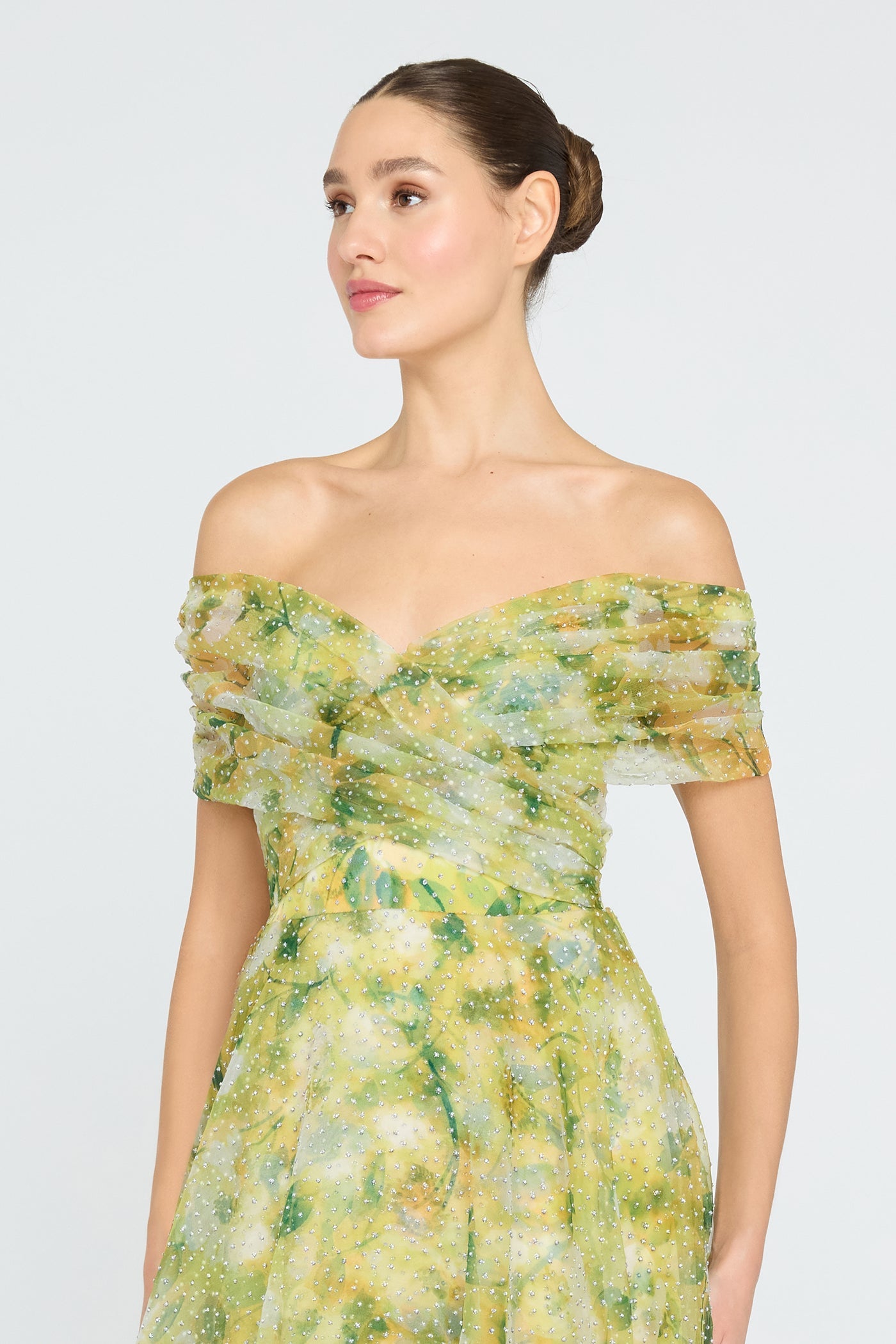 Ryan Off Shoulder A Line Gown