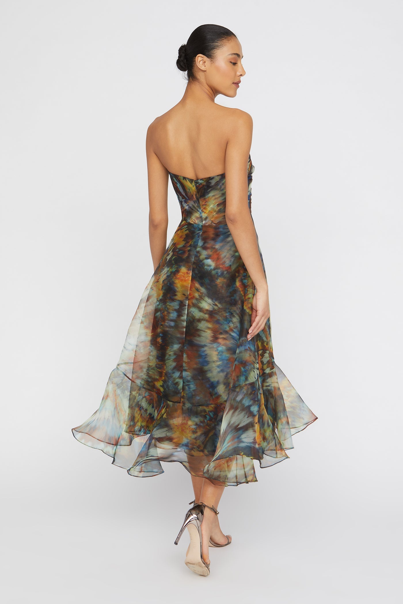 Evanthe Strapless Draped Dress