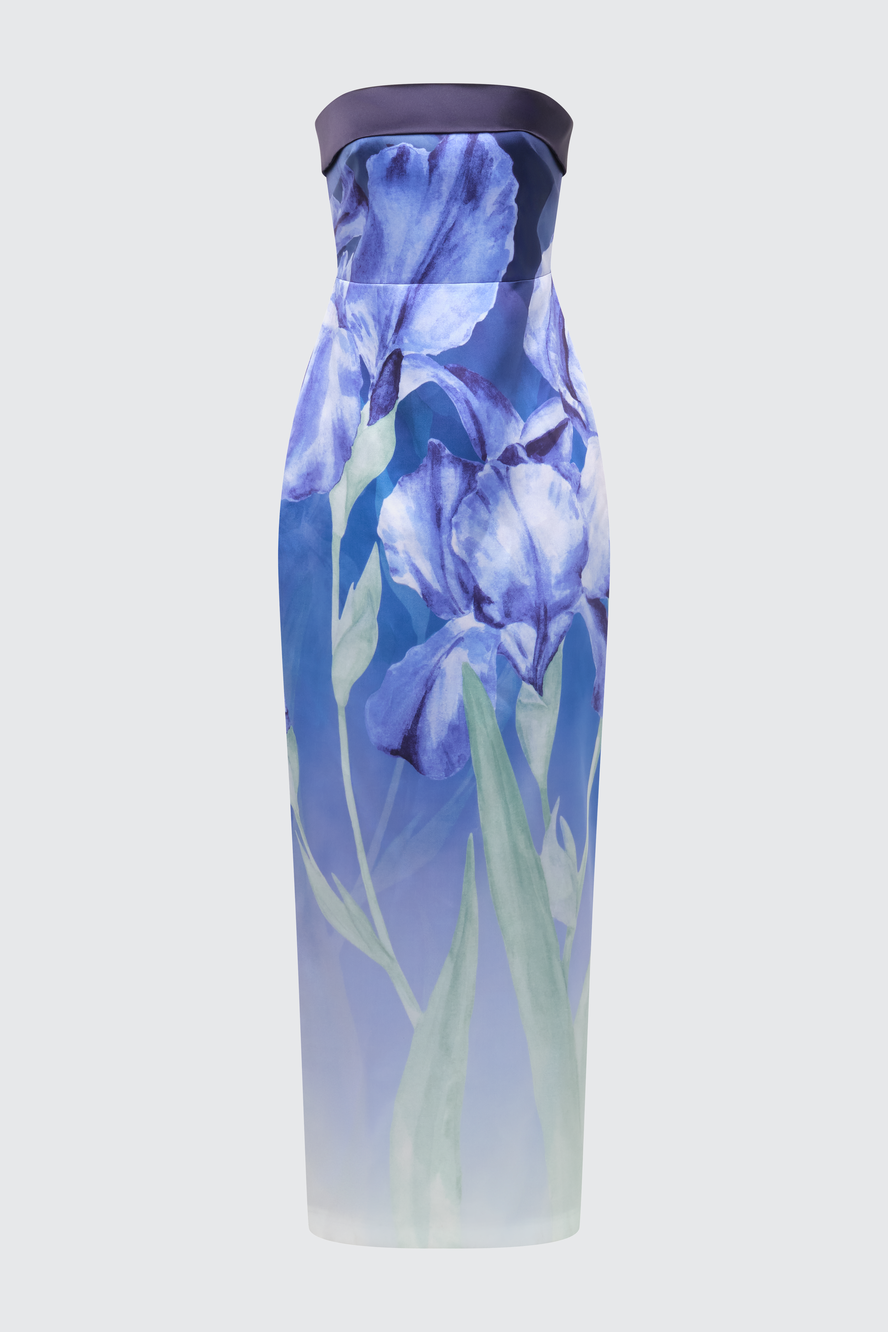 Cyrilla Strapless Column Gown