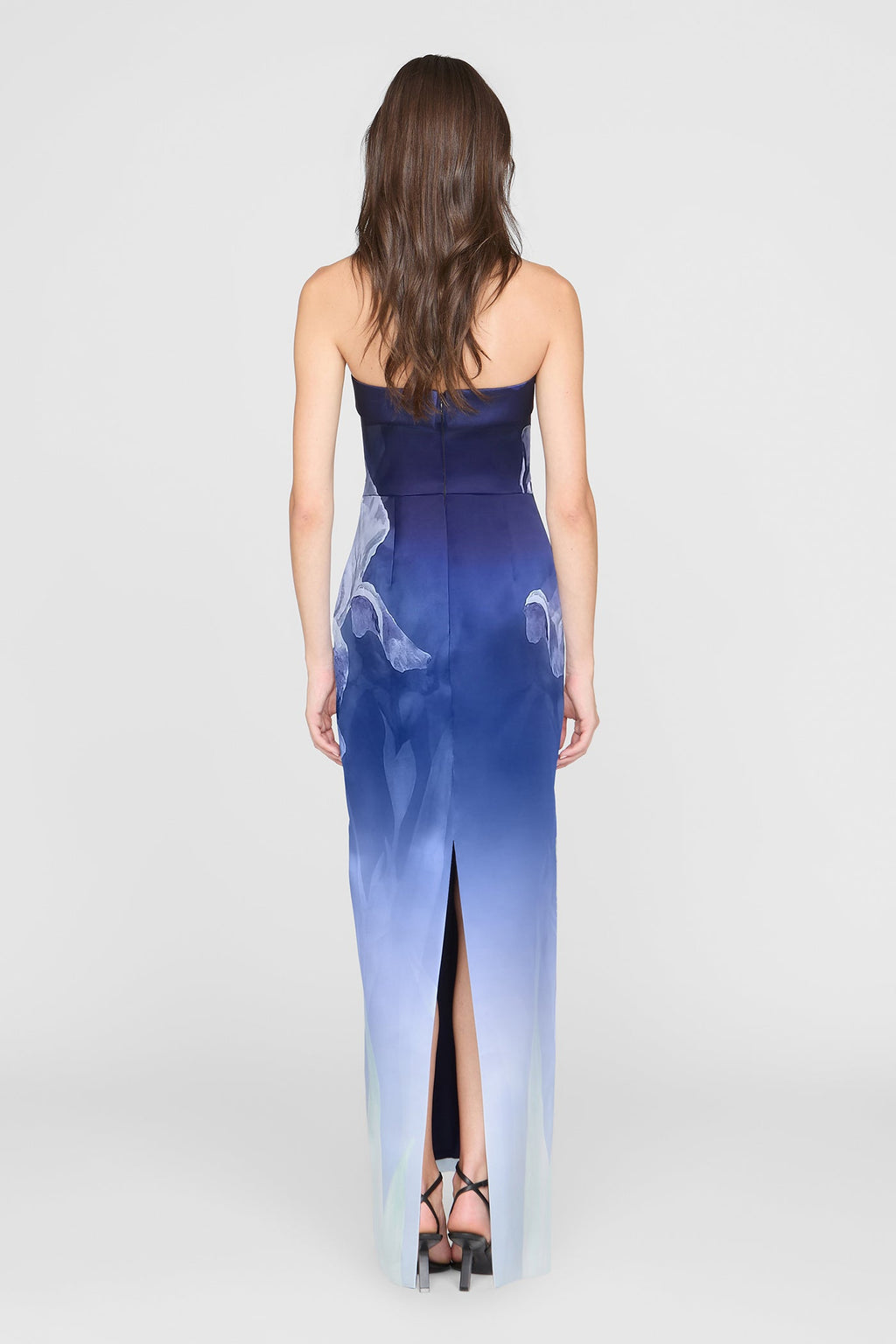 Cyrilla Strapless Column Gown