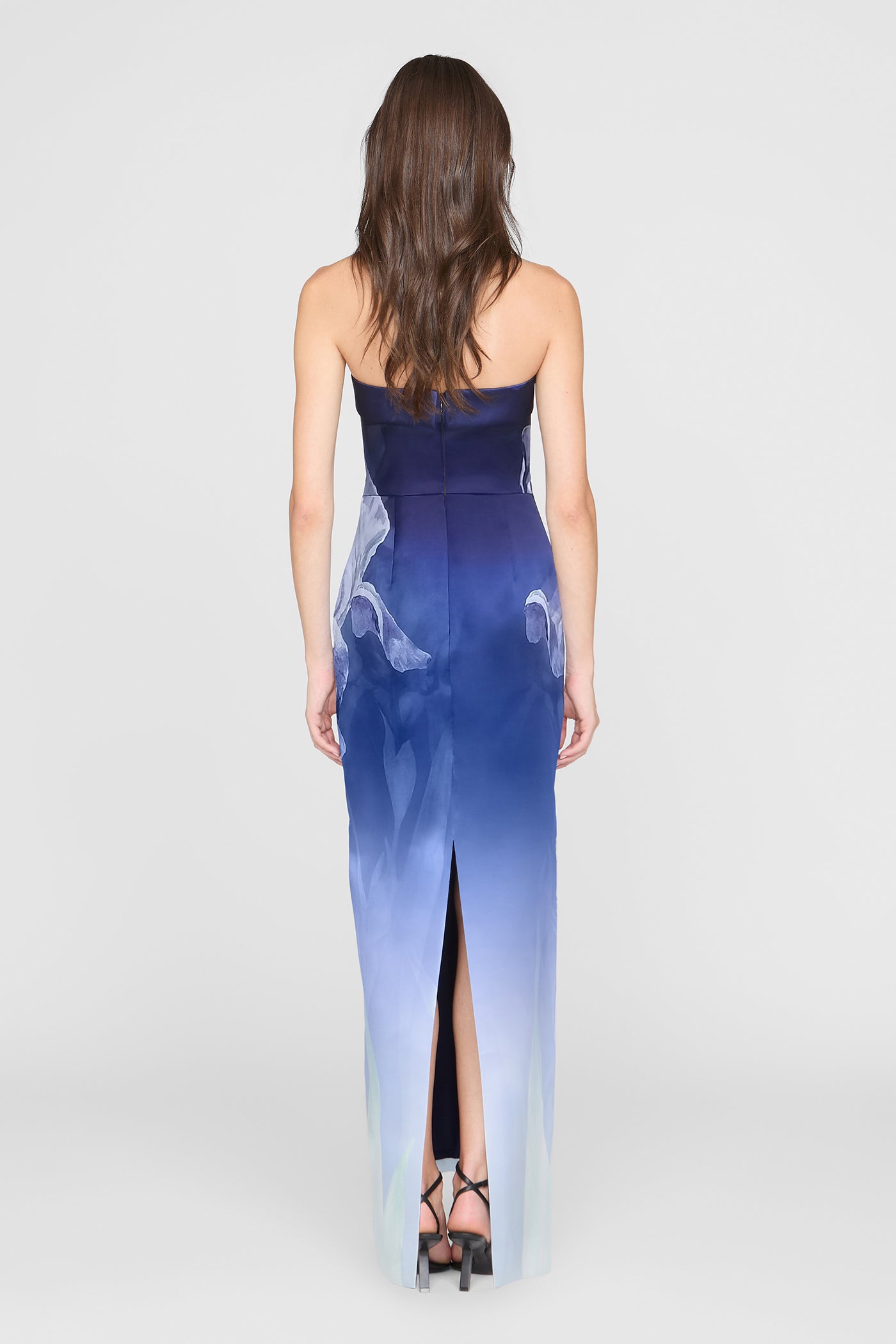 Cyrilla Strapless Column Gown