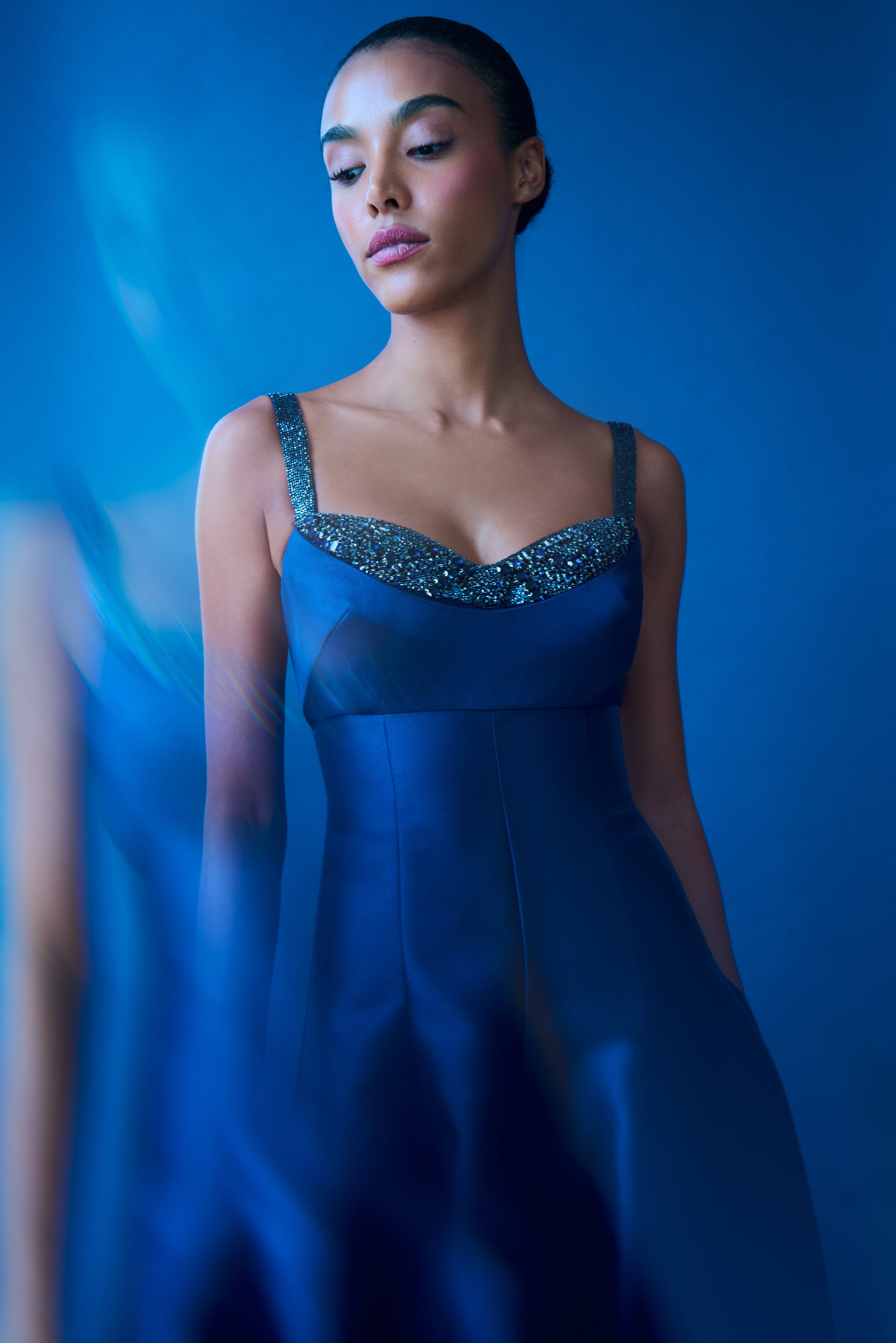 Alba Peek A Boo A Line Gown