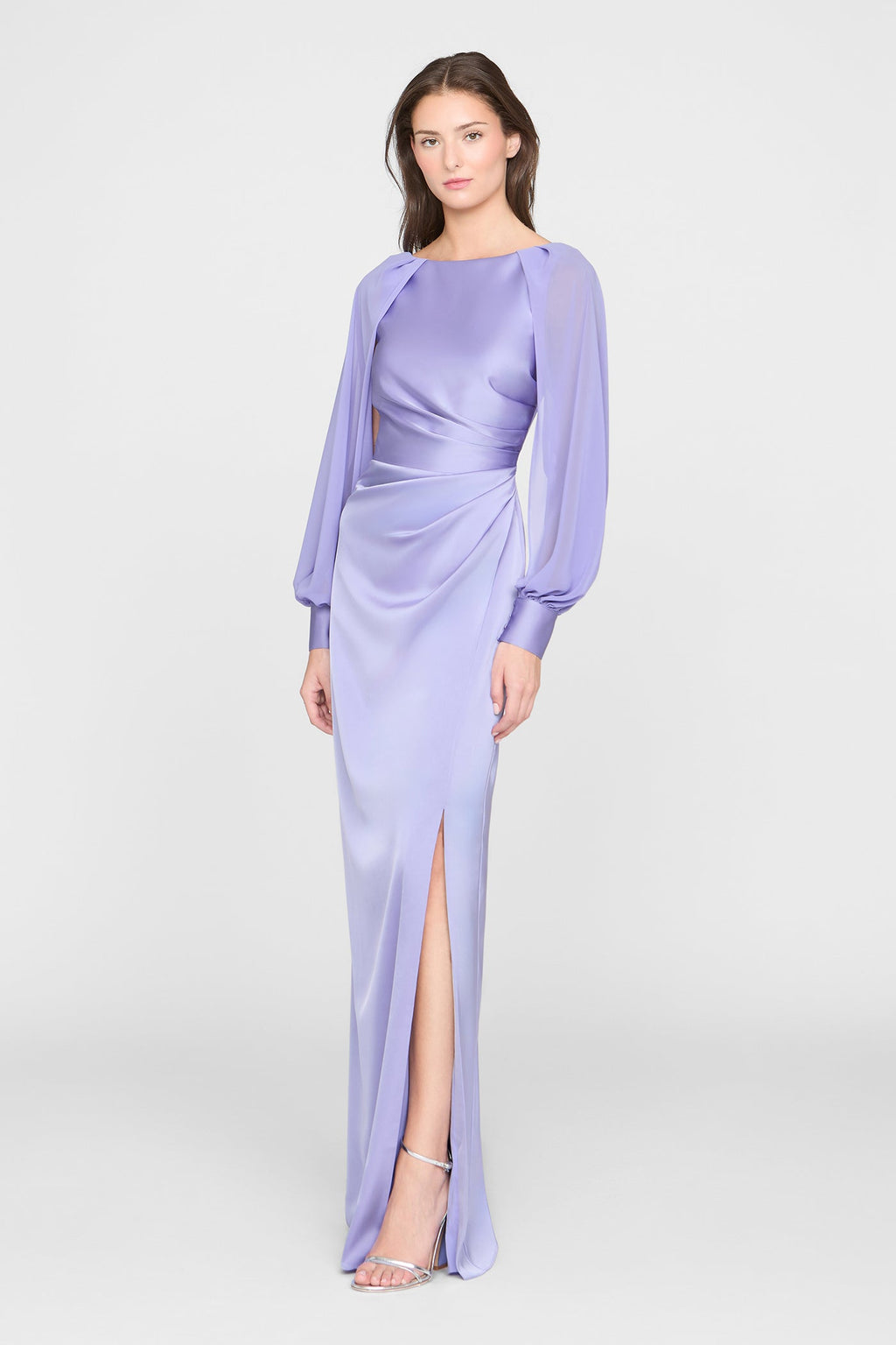 Penelope Satin Column Dress