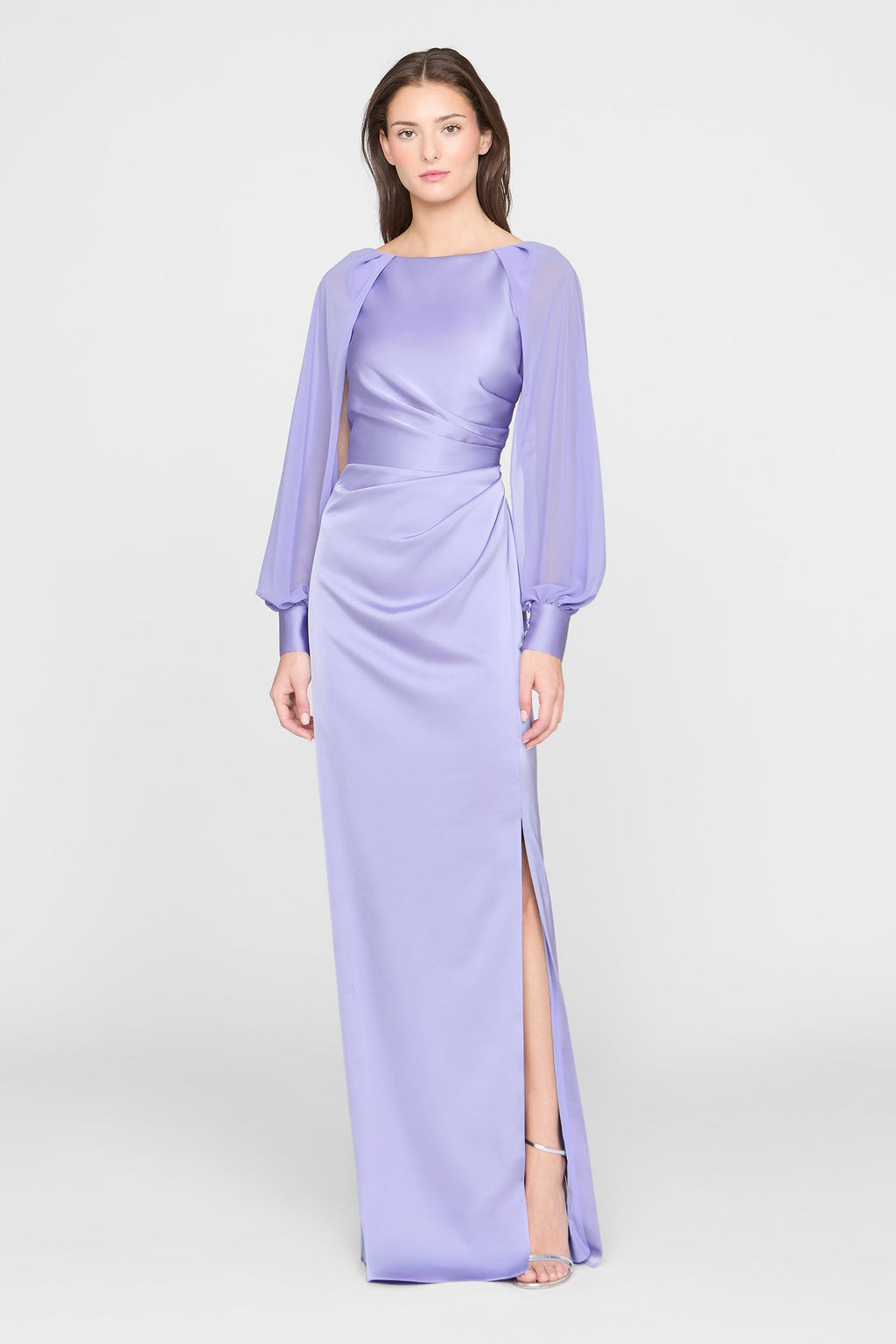 Penelope Satin Column Dress