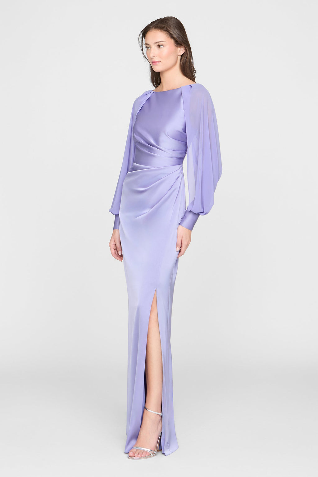 Penelope Satin Column Dress