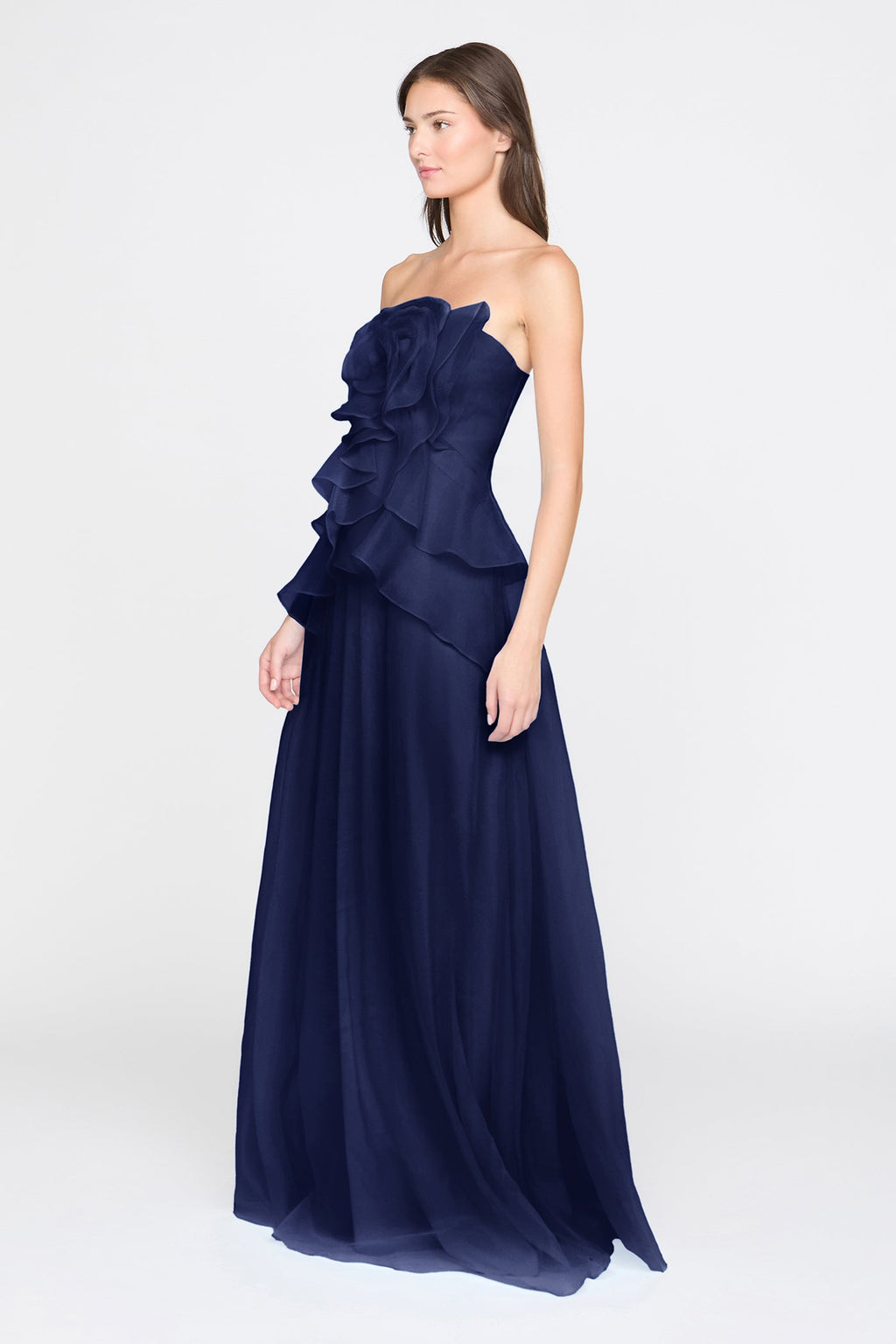 Gilda Draped Rose Gown