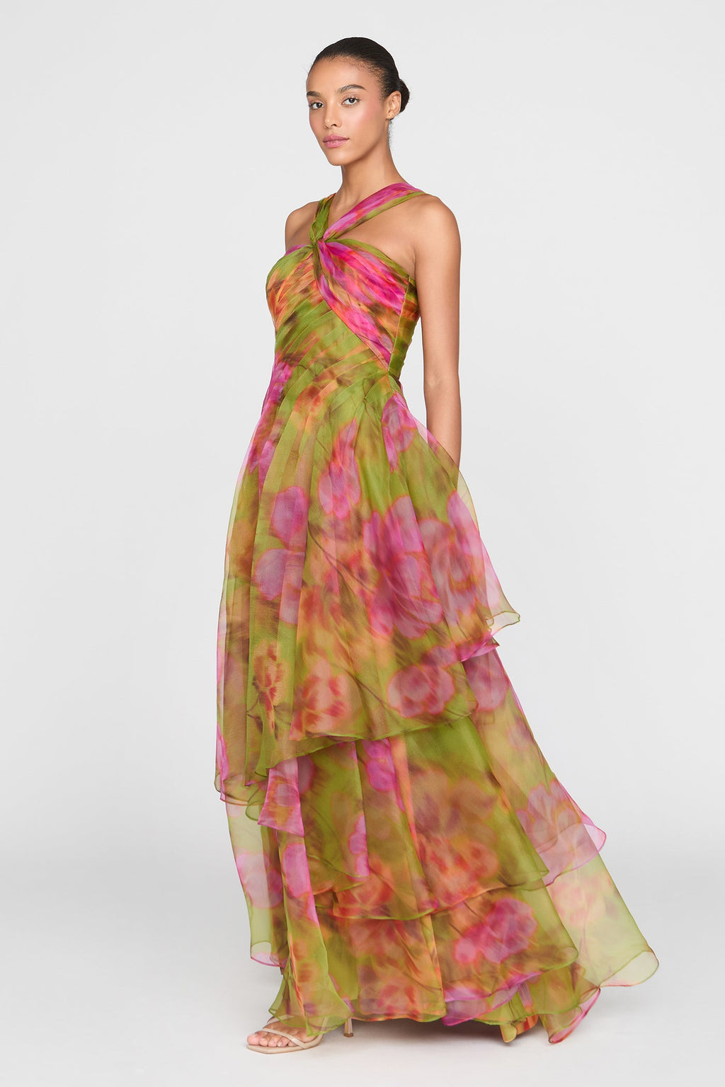 Rosalinda Twisted Halter Gown