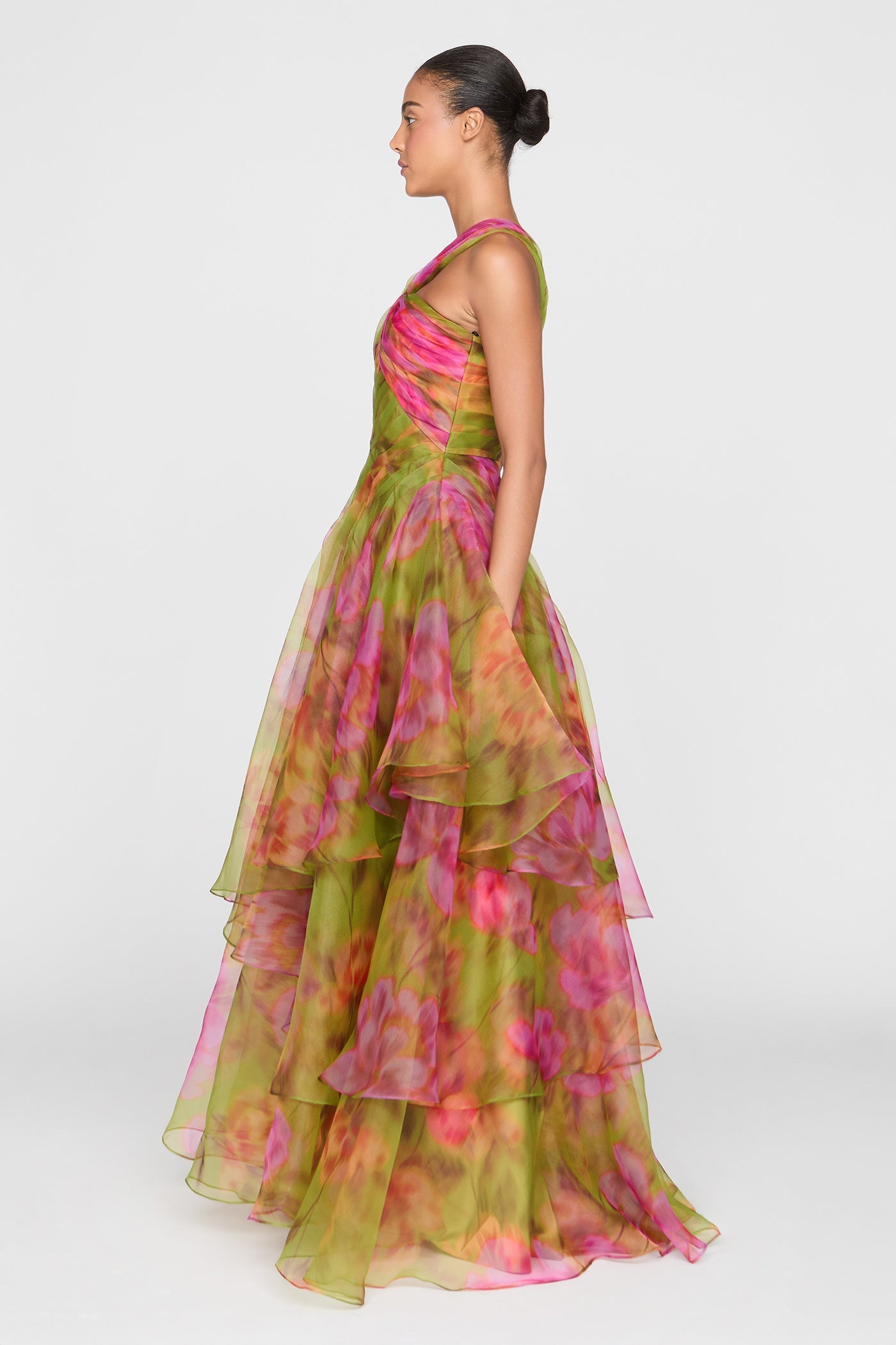 Rosalinda Twisted Halter Gown