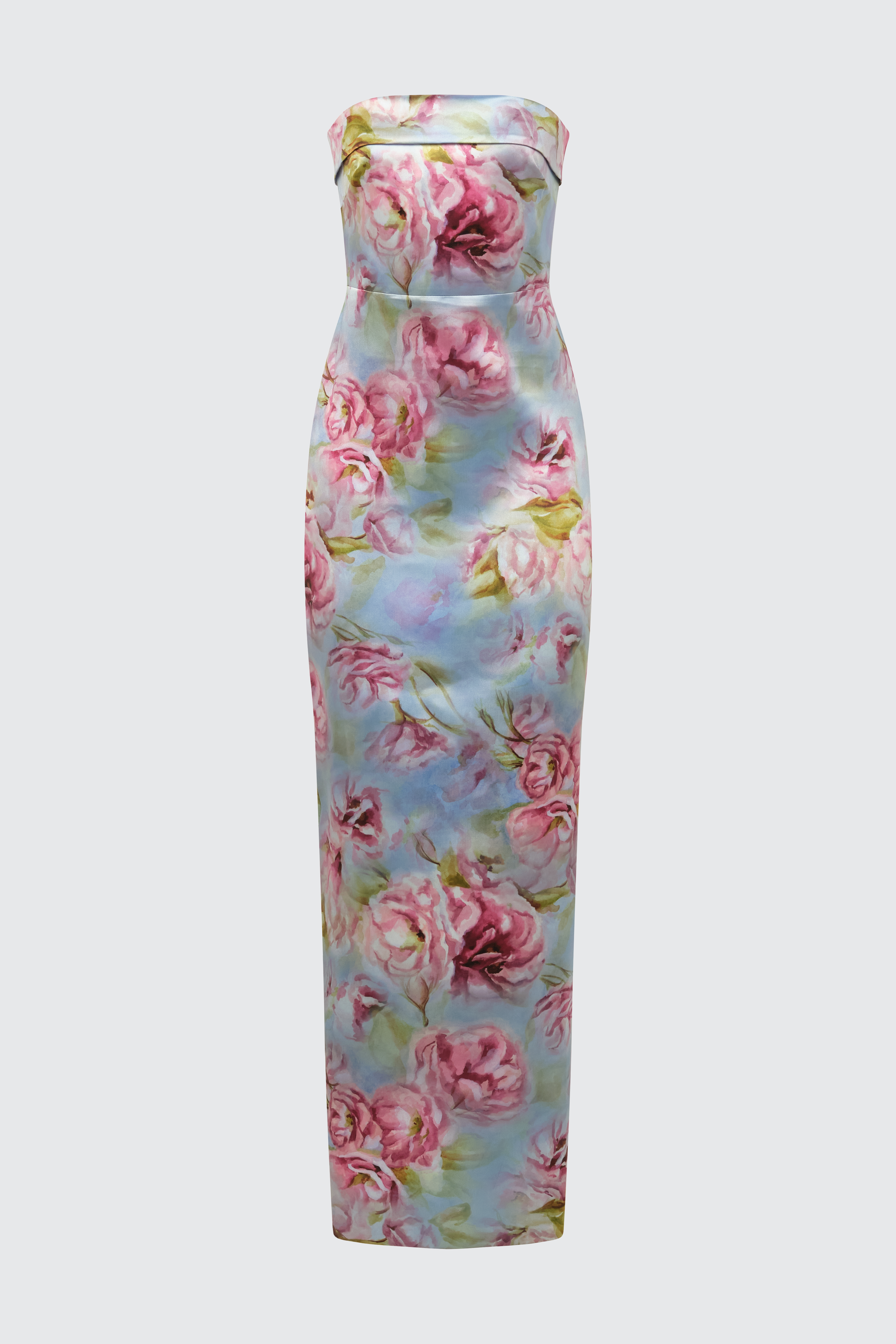 Cleo Strapless Column Gown