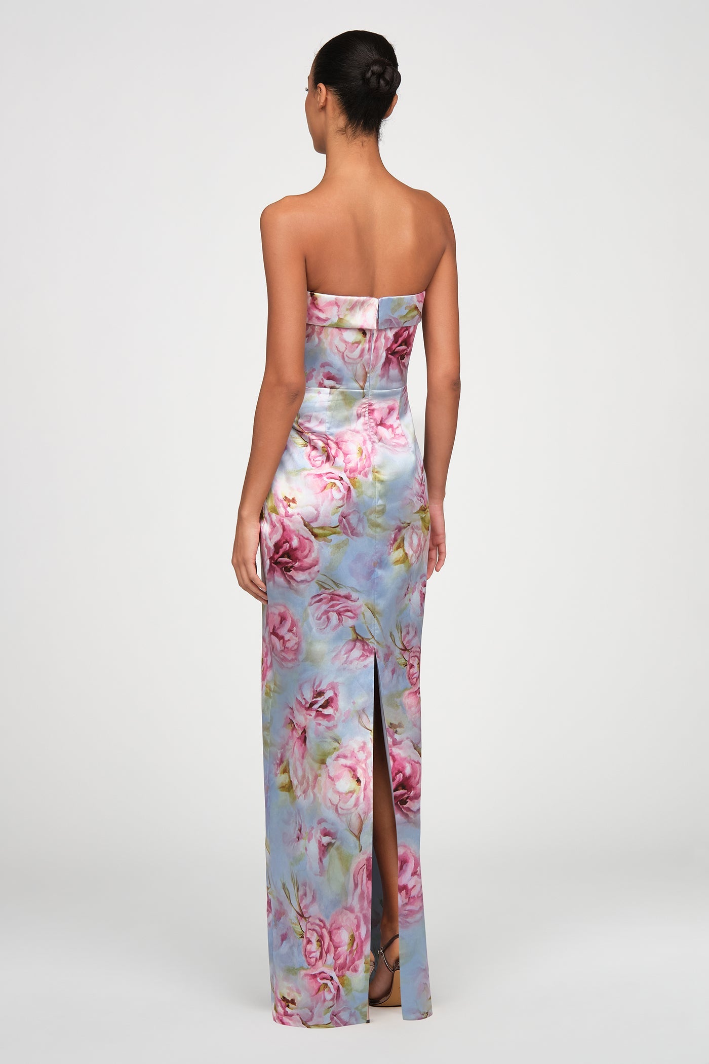 Cleo Strapless Column Gown