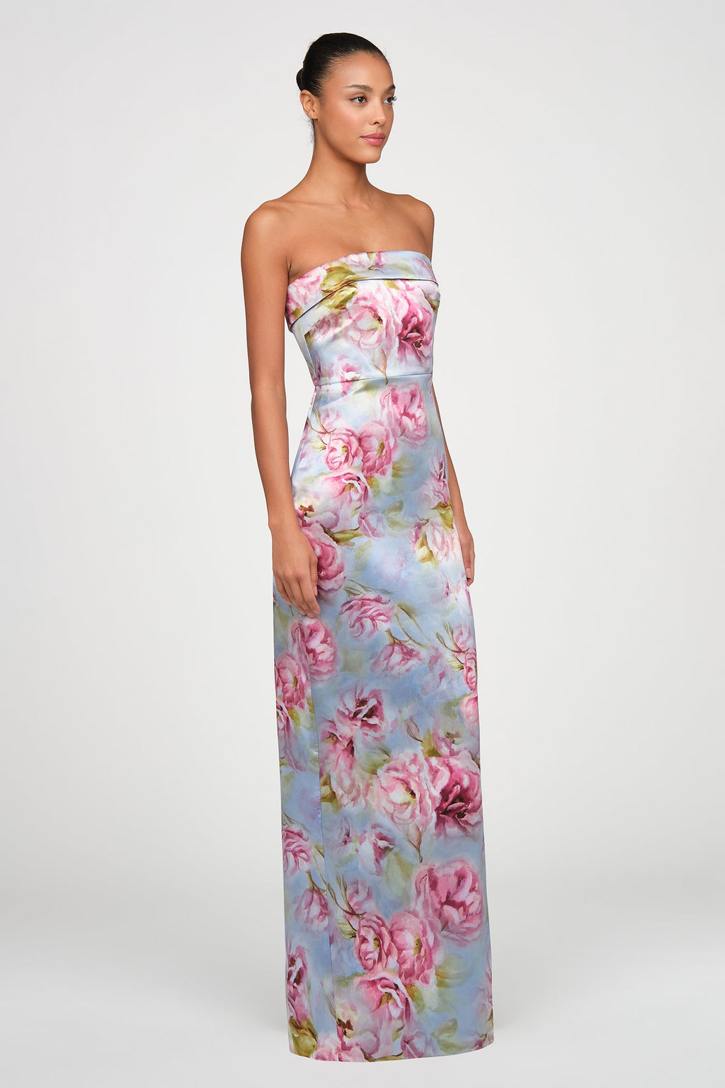 Cleo Strapless Column Gown