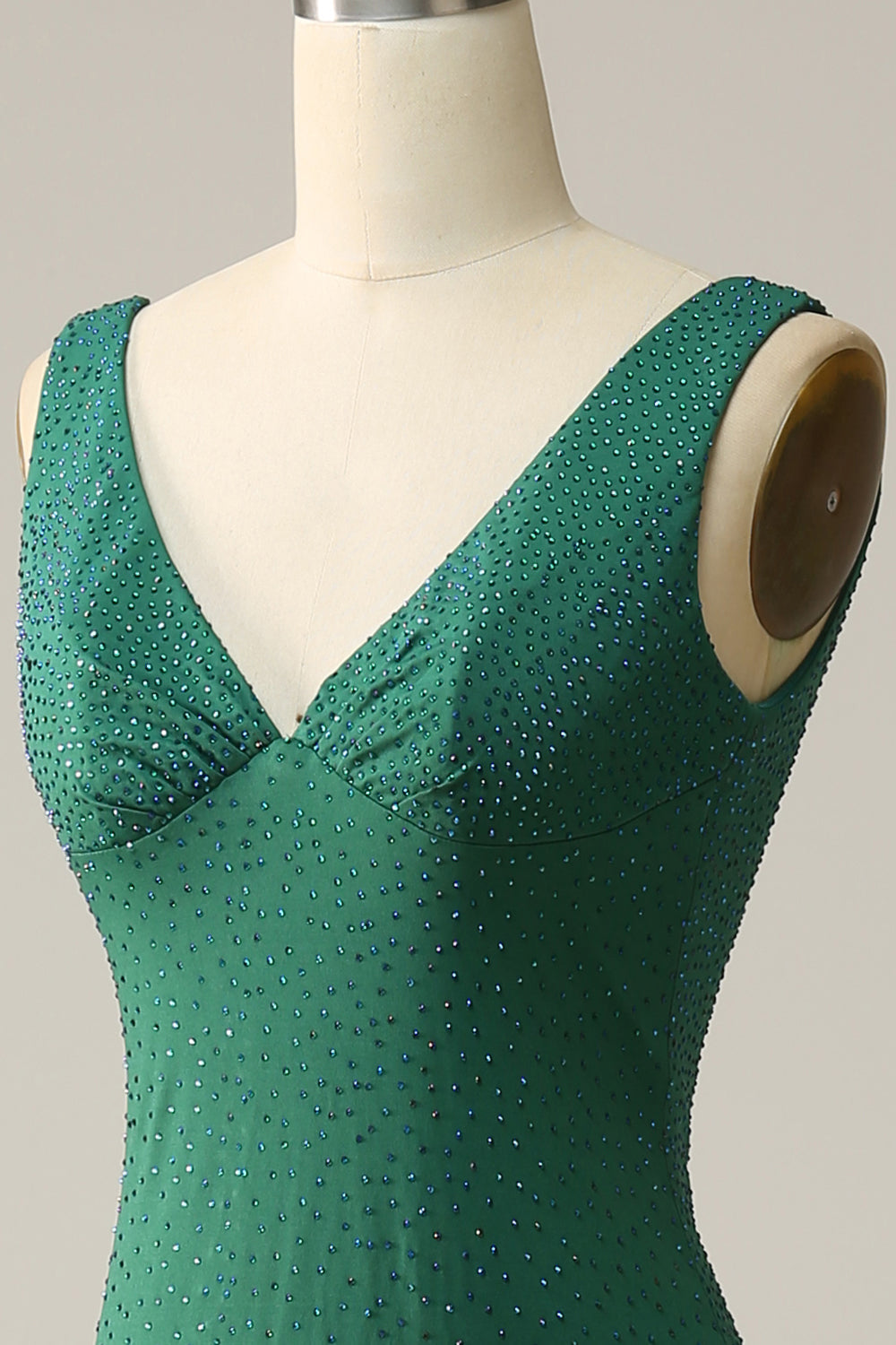 Gorgeous Mermaid V-Neck Court Train Prom Party Dress