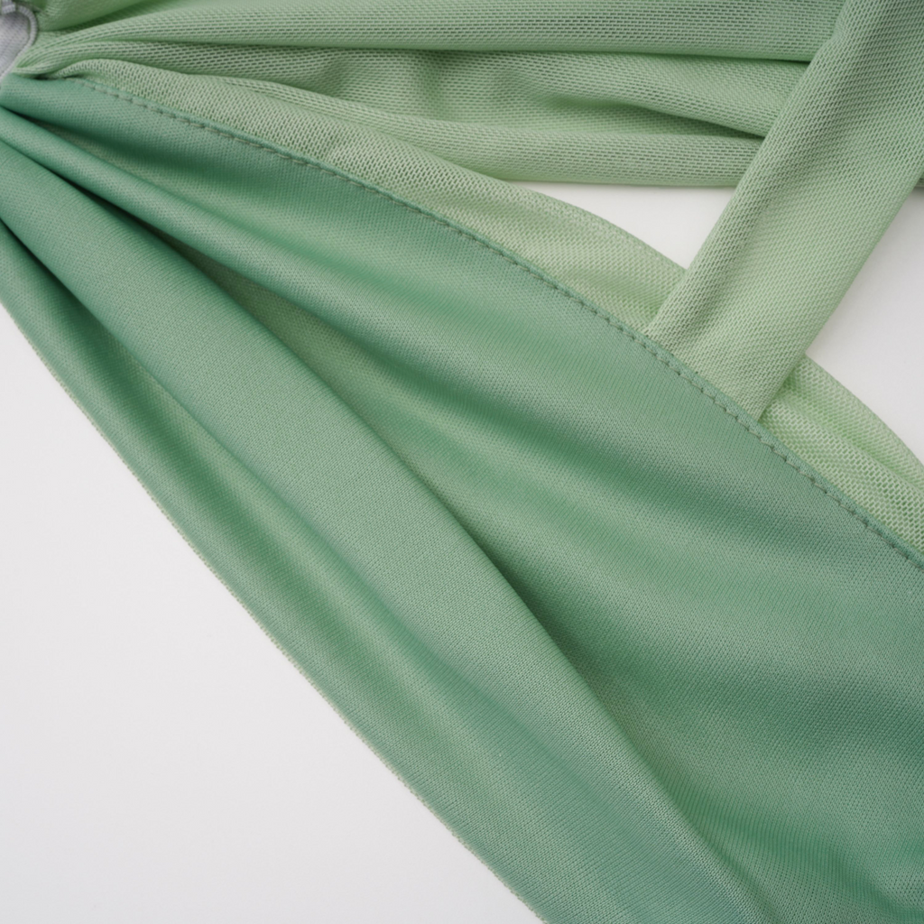 Amity Green Halterneck Bustier Top & Skirt Set