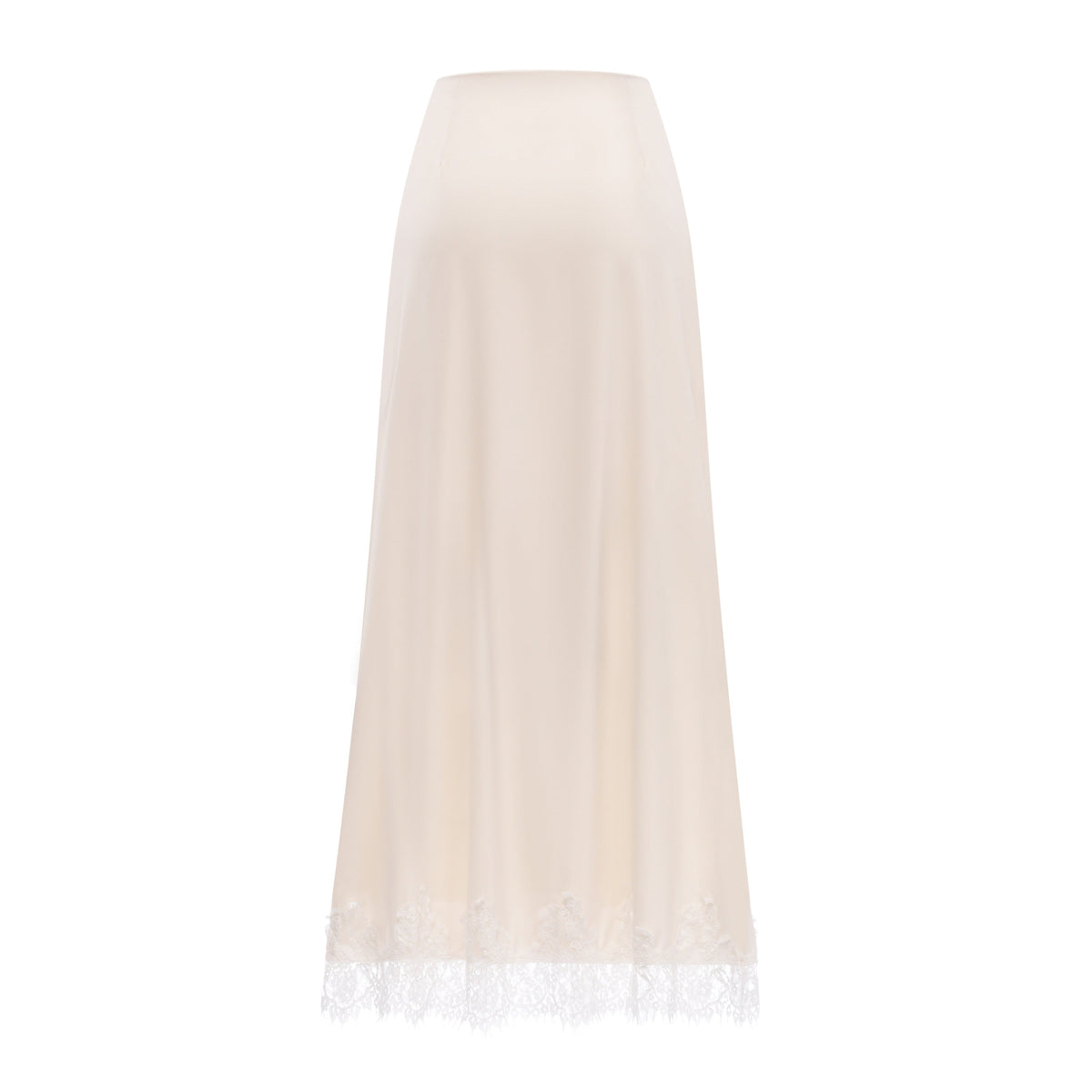 Carlota Cream Cape & Skirt Set with Lace Trim