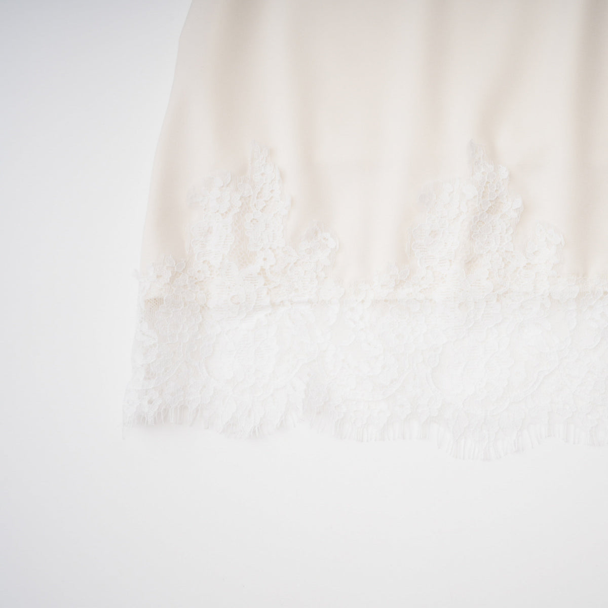 Carlota Cream Cape & Skirt Set with Lace Trim