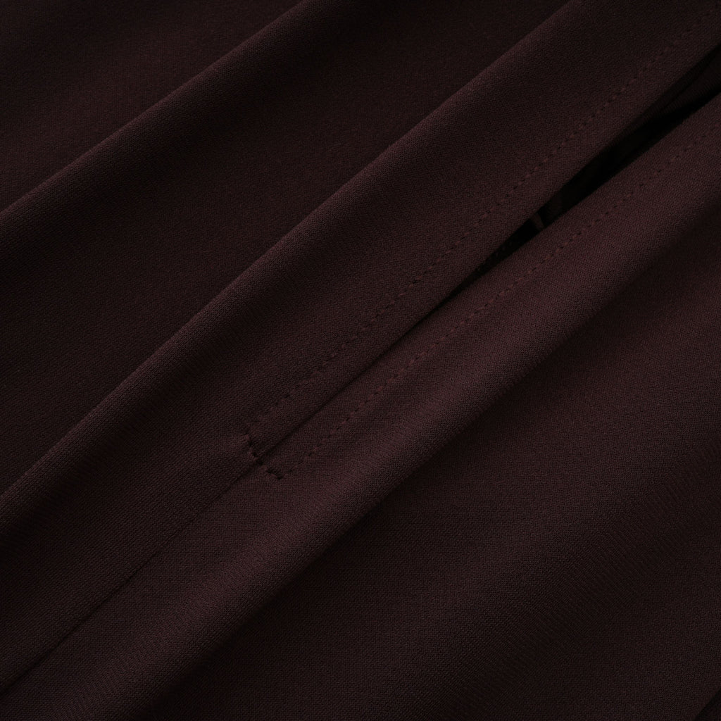 Honoria Chocolate Brown Off Shoulder Maxi Dress
