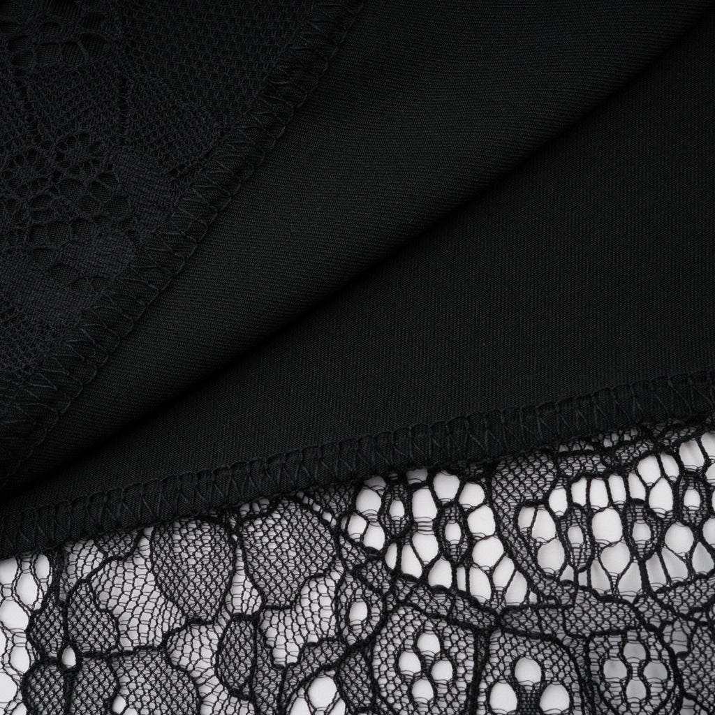 Alvaro Black Lace Shawl & Dress Set