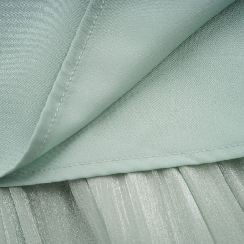 Uranie Mint Green Gathered Maxi Dress