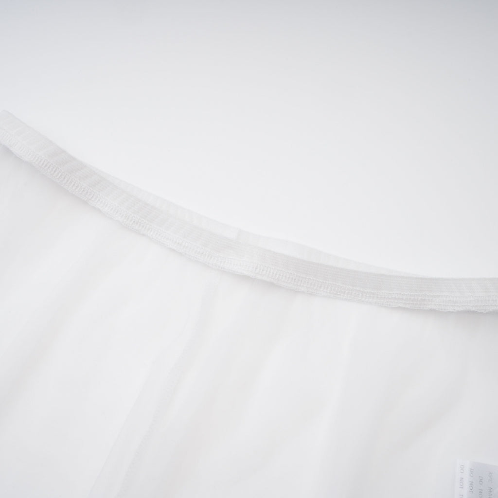 Michalina White Lace Convertible Gown with Detachable Skirt