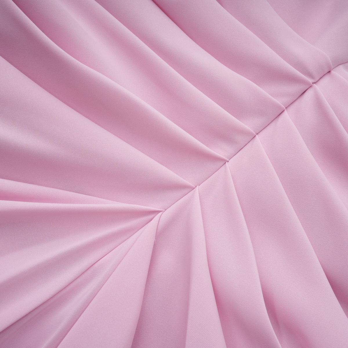 Ombeline Pink Halterneck Ruched Maxi Dress with Slit